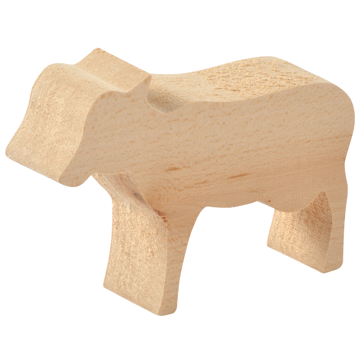 Schnitzholz Bauernhof 3er Set, Lindenholz Rohlinge, Pferd ca. 9 cm