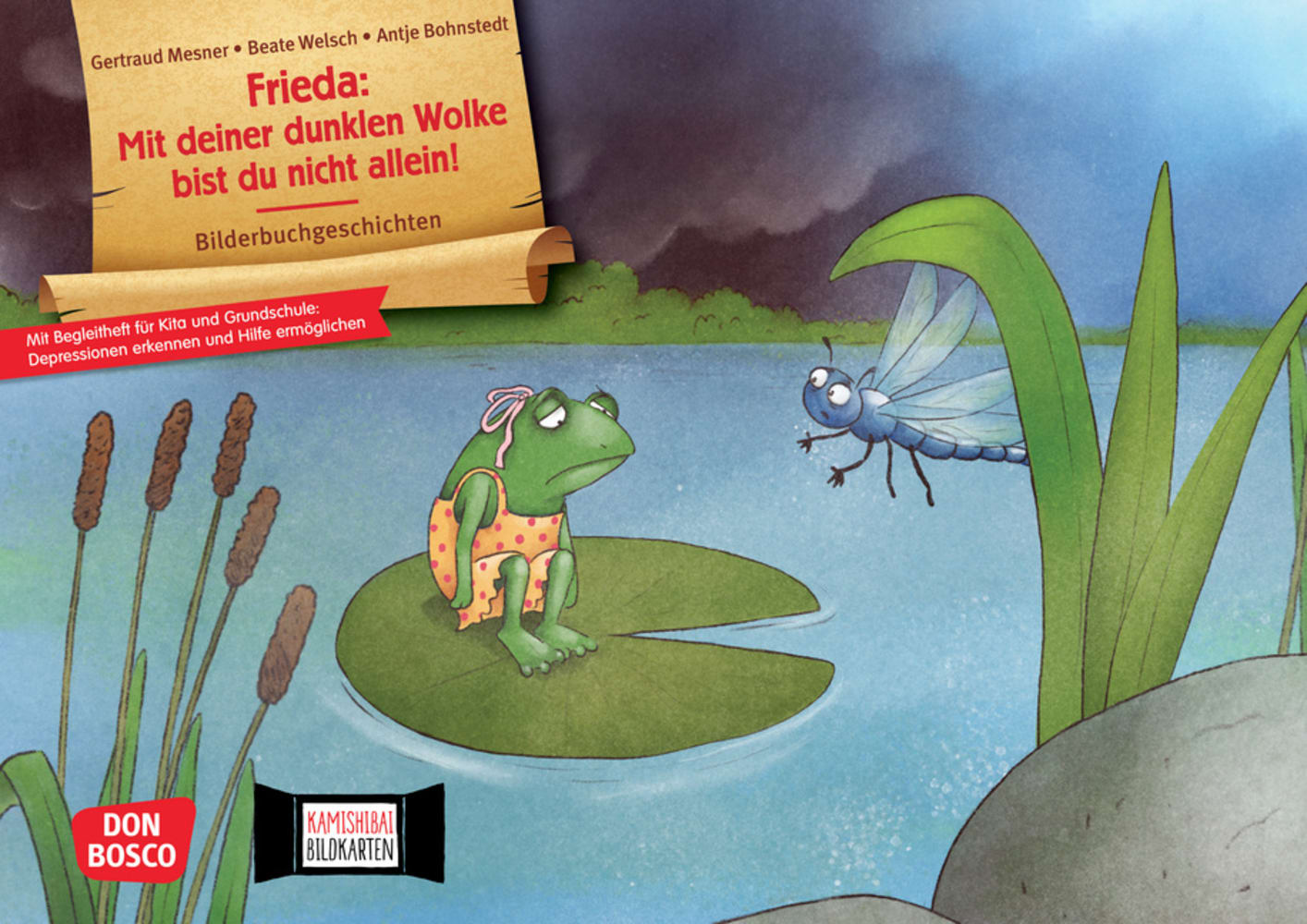 Frieda: Mit deiner dunklen Wolke bist du nicht allein! Kamishibai Bildkartenset, 5-10 Jahre