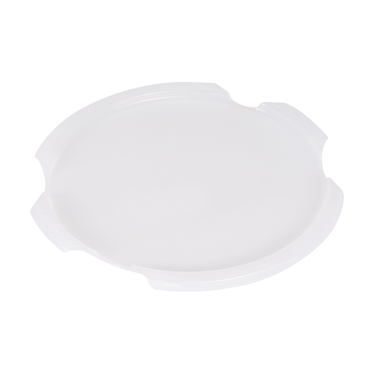 Deckel für Wanne 14 L, Ø 34 x 2,5 cm, transparent, stapelbar