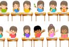 Kinder lernen sich bei Kennenlernspielen in der Grundschule kennen