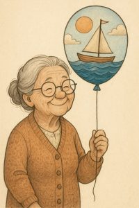 Geschichten für Senioren - Oma mit Luftballon
