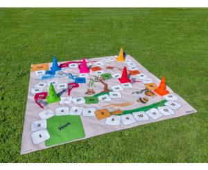 Leiterspiel für Outdoorspiele.